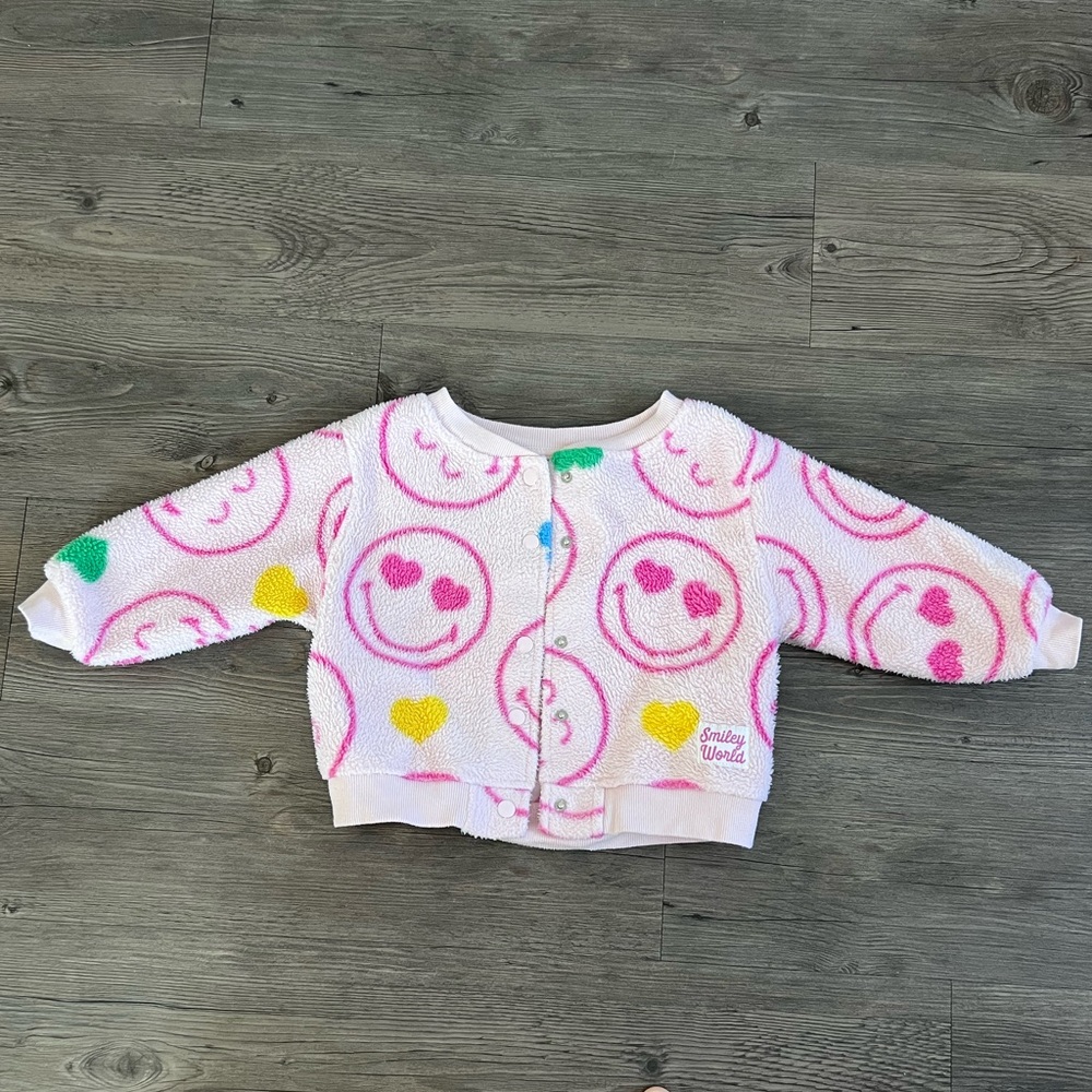 H&M Kids' Multicolor Smiley Face Sweater